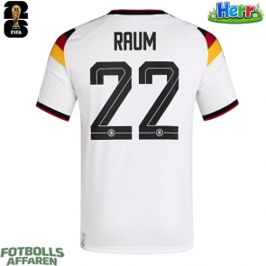 Tyskland David Raum #22 Hemmatröja VM 2026 Kortärmad